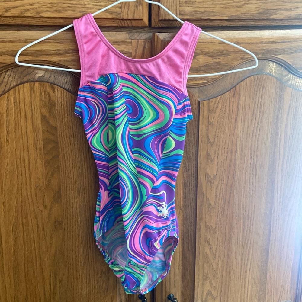 Girls Large Gymnastics Leotard.  Good condition.
